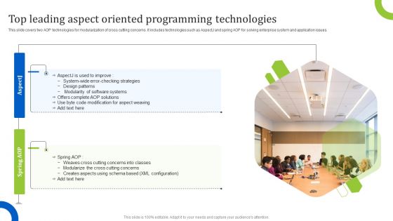 Top Leading Aspect Oriented Programming Technologies Professional PDF Top Leading Aspect Oriented Programming Technologies Professional PDF