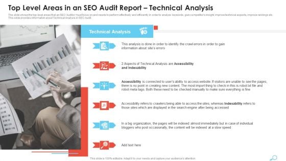 Top Level Areas In An SEO Audit Report Technical Analysis Information PDF