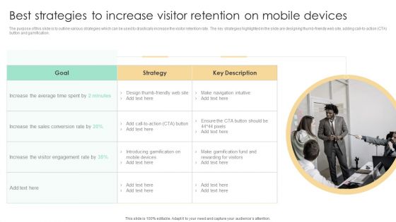 Top SEO Techniques Best Strategies To Increase Visitor Retention On Mobile Topics PDF