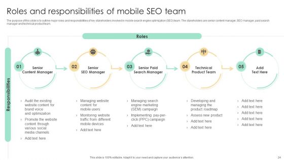 Top SEO Techniques To Develop Mobile Friendly Website Ppt PowerPoint Presentation Complete Deck With Slides