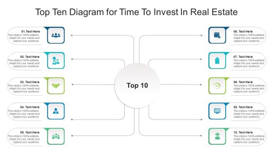Top Ten Diagram For Time To Invest In Real Estate Ppt PowerPoint Presentation Pictures Microsoft PDF Top Ten Diagram For Time To Invest In Real Estate Ppt PowerPoint Presentation Pictures Microsoft PDF
