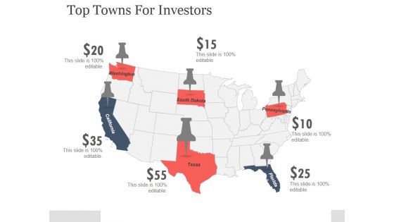 Top Towns For Investors Ppt PowerPoint Presentation Layouts