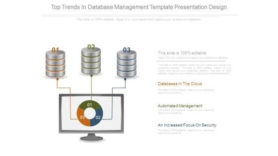 Top Trends In Database Management Template Presentation Design