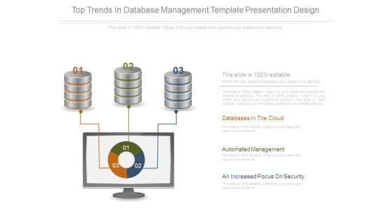 Top Trends In Database Management Template Presentation Design Top Trends In Database Management Template Presentation Design