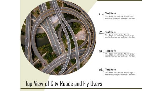 Top View Of City Roads And Fly Overs Ppt PowerPoint Presentation Portfolio Good PDF