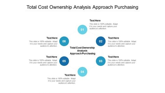 Total Cost Ownership Analysis Approach Purchasing Ppt PowerPoint Presentation Icon Slide Portrait Cpb