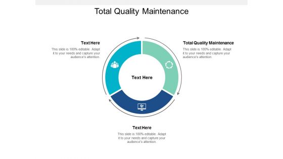 Total Quality Maintenance Ppt PowerPoint Presentation Ideas Guidelines Cpb