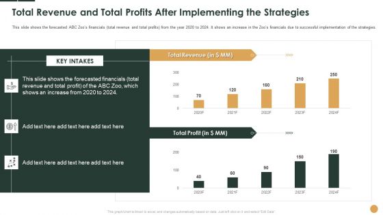 Total Revenue And Total Profits After Implementing The Strategies Ppt Outline Slide PDF