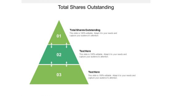 Total Shares Outstanding Ppt PowerPoint Presentation Infographics Brochure Cpb Pdf