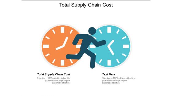 Total Supply Chain Cost Ppt PowerPoint Presentation Professional Influencers Cpb