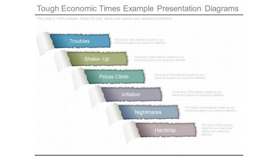 Tough Economic Times Example Presentation Diagrams Tough Economic Times Example Presentation Diagrams