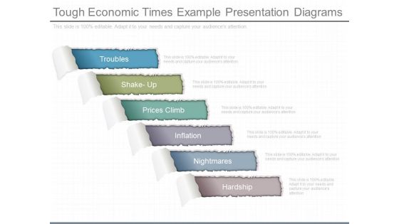 Tough Economic Times Example Presentation Diagrams