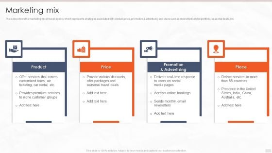 Tour Management Company Profile Marketing Mix Guidelines PDF