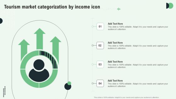 Tourism Market Categorization By Income Icon Icons PDF