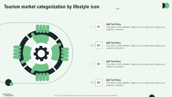 Tourism Market Categorization By Lifestyle Icon Icons PDF