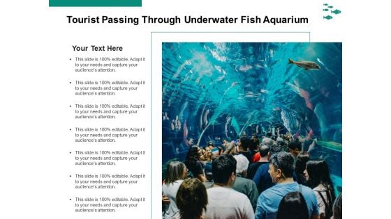 Tourist Passing Through Underwater Fish Aquarium Ppt PowerPoint Presentation Icon Files PDF