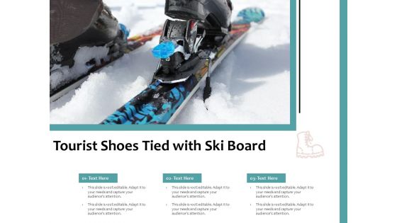 Tourist Shoes Tied With Ski Board Ppt PowerPoint Presentation Styles Brochure PDF