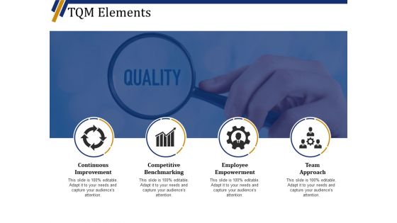 Tqm Elements Ppt PowerPoint Presentation Gallery Topics