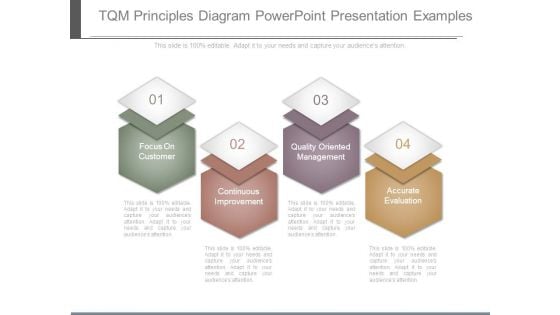 Tqm Principles Diagram Powerpoint Presentation Examples