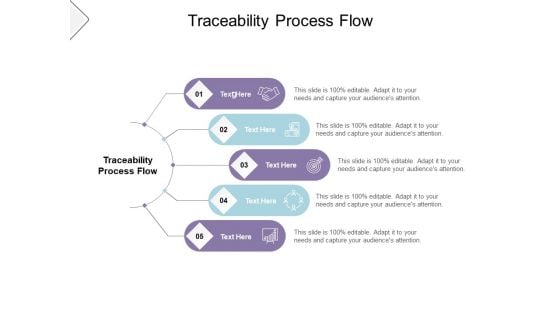 Traceability Process Flow Ppt PowerPoint Presentation Portfolio Skills Cpb Pdf