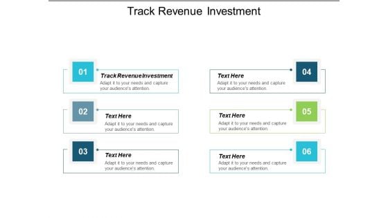 Track Revenue Investment Ppt PowerPoint Presentation Outline Graphics Cpb