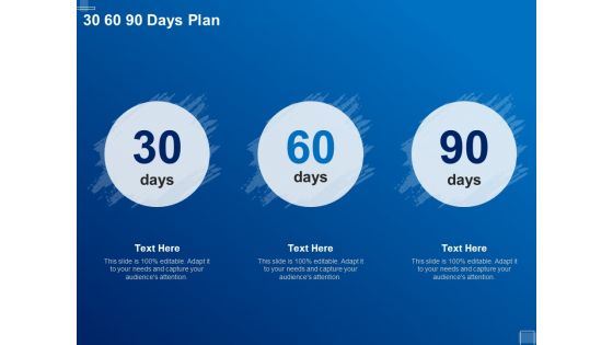 Tracking Energy Consumption 30 60 90 Days Plan Ppt Portfolio Picture PDF