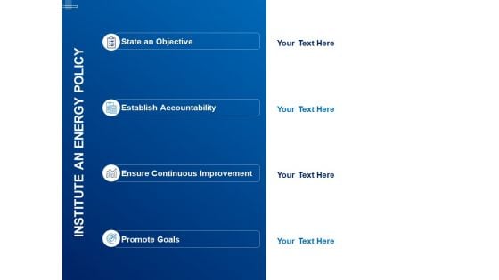 Tracking Energy Consumption Institute An Energy Policy Ppt Infographic Template Slide Portrait PDF