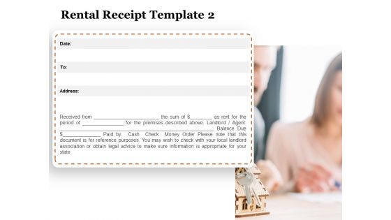 Tracking Rent Receipt Invoice Summary Rental Receipt Template Ppt Layouts Slides PDF