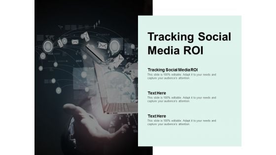 Tracking Social Media ROI Ppt PowerPoint Presentation Slides Summary Cpb