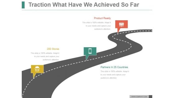 Traction What Have We Achieved So Far Ppt PowerPoint Presentation Picture