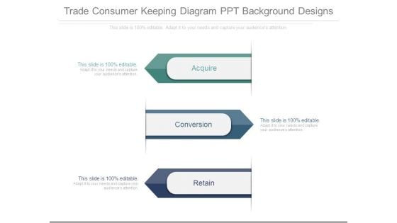 Trade Consumer Keeping Diagram Ppt Background Designs