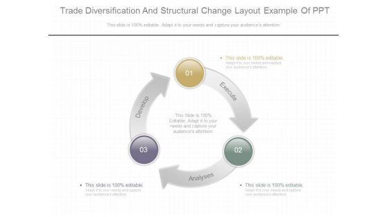 Trade Diversification And Structural Change Layout Example Of Ppt