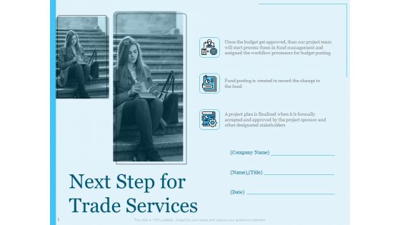 Trade Facilitation Services Next Step For Trade Services Ppt Portfolio Grid PDF