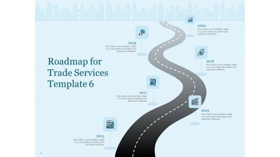 Trade Facilitation Services Roadmap For Trade Services 2015 To 2020 Ppt File Background Images PDF