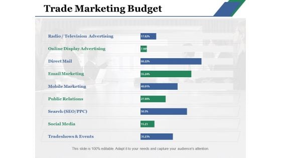 Trade Marketing Budget Ppt PowerPoint Presentation File Slideshow