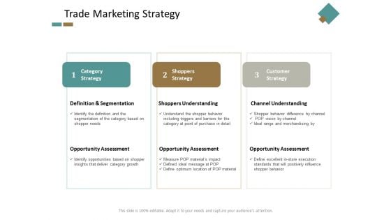 Trade Marketing Strategy Ppt Powerpoint Presentation Infographic Template Format