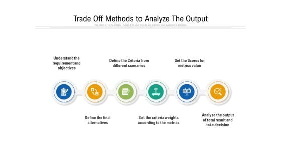 Trade Off Methods To Analyze The Output Ppt PowerPoint Presentation File Vector PDF