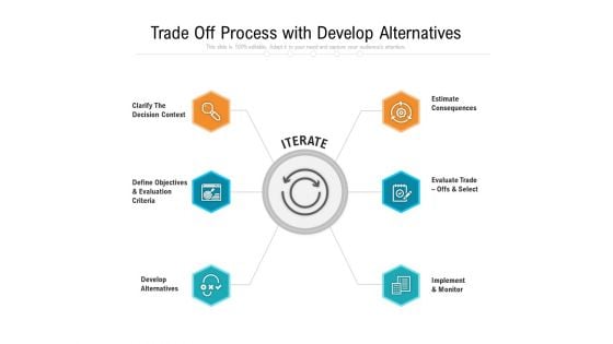 Trade Off Process With Develop Alternatives Ppt PowerPoint Presentation Icon Styles PDF