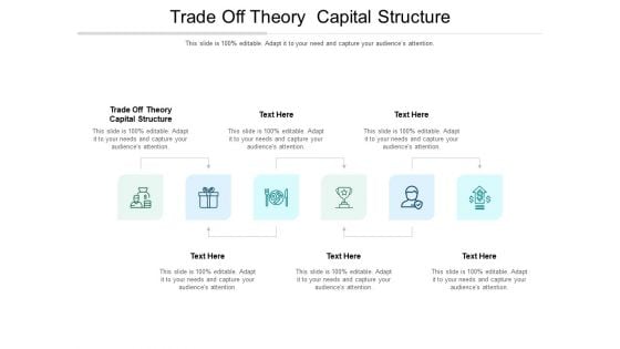 Trade Off Theory Capital Structure Ppt PowerPoint Presentation Diagrams Cpb