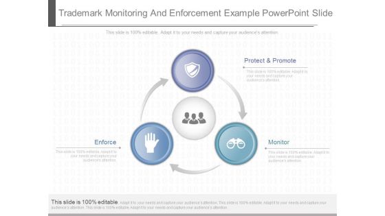 Trademark Monitoring And Enforcement Example Powerpoint Slide