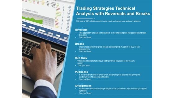 Trading Strategies Technical Analysis With Reversals And Breaks Ppt PowerPoint Presentation Styles Graphics Design PDF