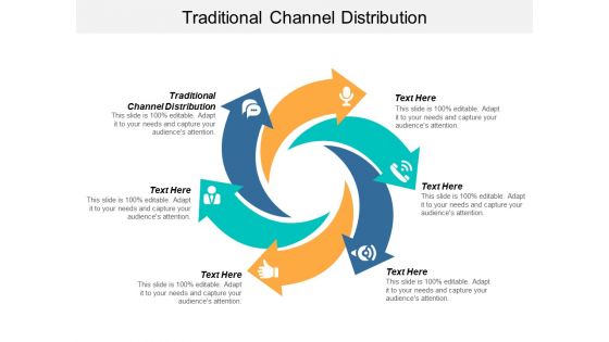 Traditional Channel Distribution Ppt PowerPoint Presentation Infographics Format Cpb