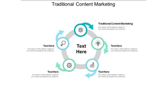 Traditional Content Marketing Ppt PowerPoint Presentation Styles Layout Ideas Cpb