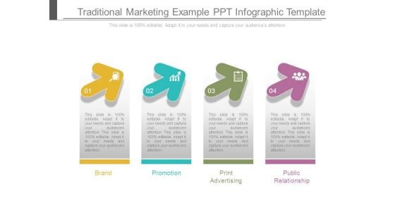 Traditional Marketing Example Ppt Infographic Template