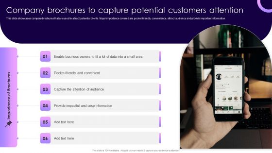 Traditional Marketing Guide To Increase Audience Engagement Company Brochures To Capture Potential Customers Attention Background PDF Traditional Marketing Guide To Increase Audience Engagement Company Brochures To Capture Potential Customers Attention Background PDF