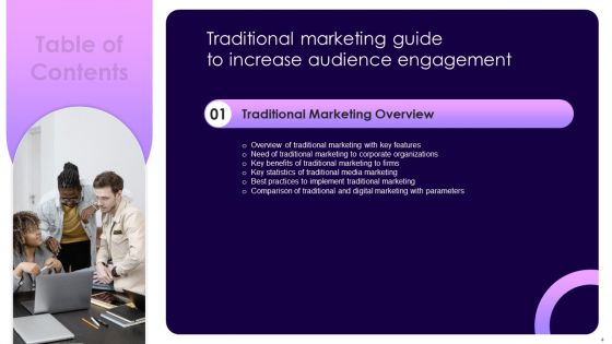 Traditional Marketing Guide To Increase Audience Engagement Ppt PowerPoint Presentation Complete Deck With Slides