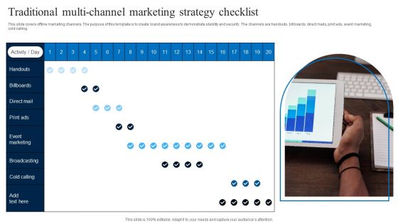Traditional Multi Channel Marketing Strategy Checklist Microsoft PDF
