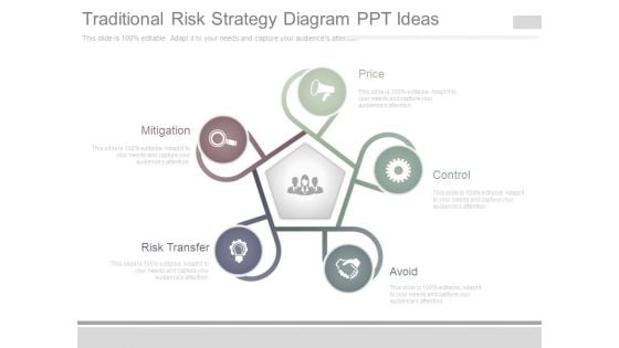 Traditional Risk Strategy Diagram Ppt Ideas