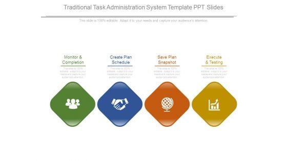 Traditional Task Administration System Template Ppt Slides