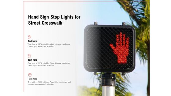 Traffic Light Car Standing City Street Ppt PowerPoint Presentation Complete Deck